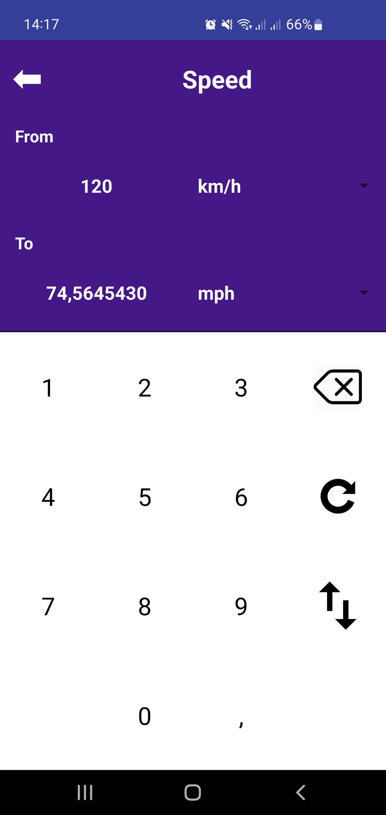 Aplikacja Unit Converter Pro