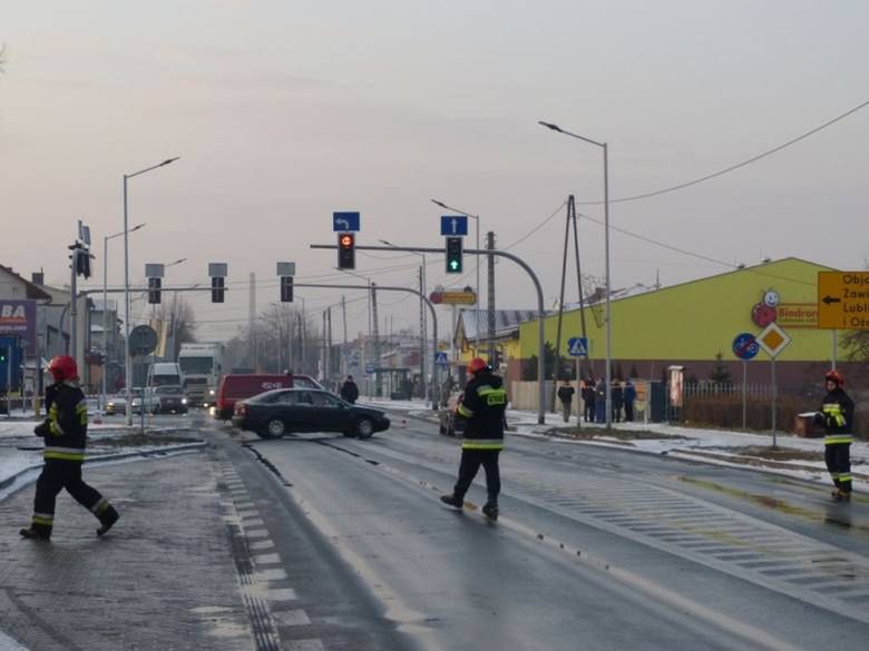 Wyciek gazu przy ulicy Zygmuntówka