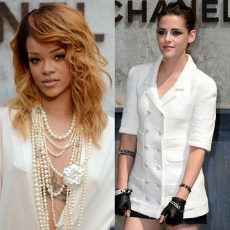 Rihanna i Kristen na pokazie Chanel!