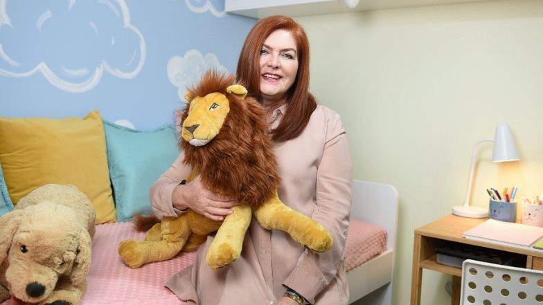 Katarzyna Dowbor na planie "Nasz Nowy Dom"