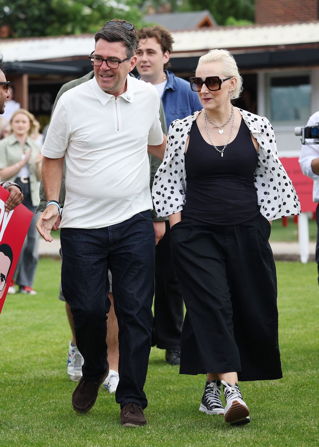 Andy Burnham i Marie-France van Heel