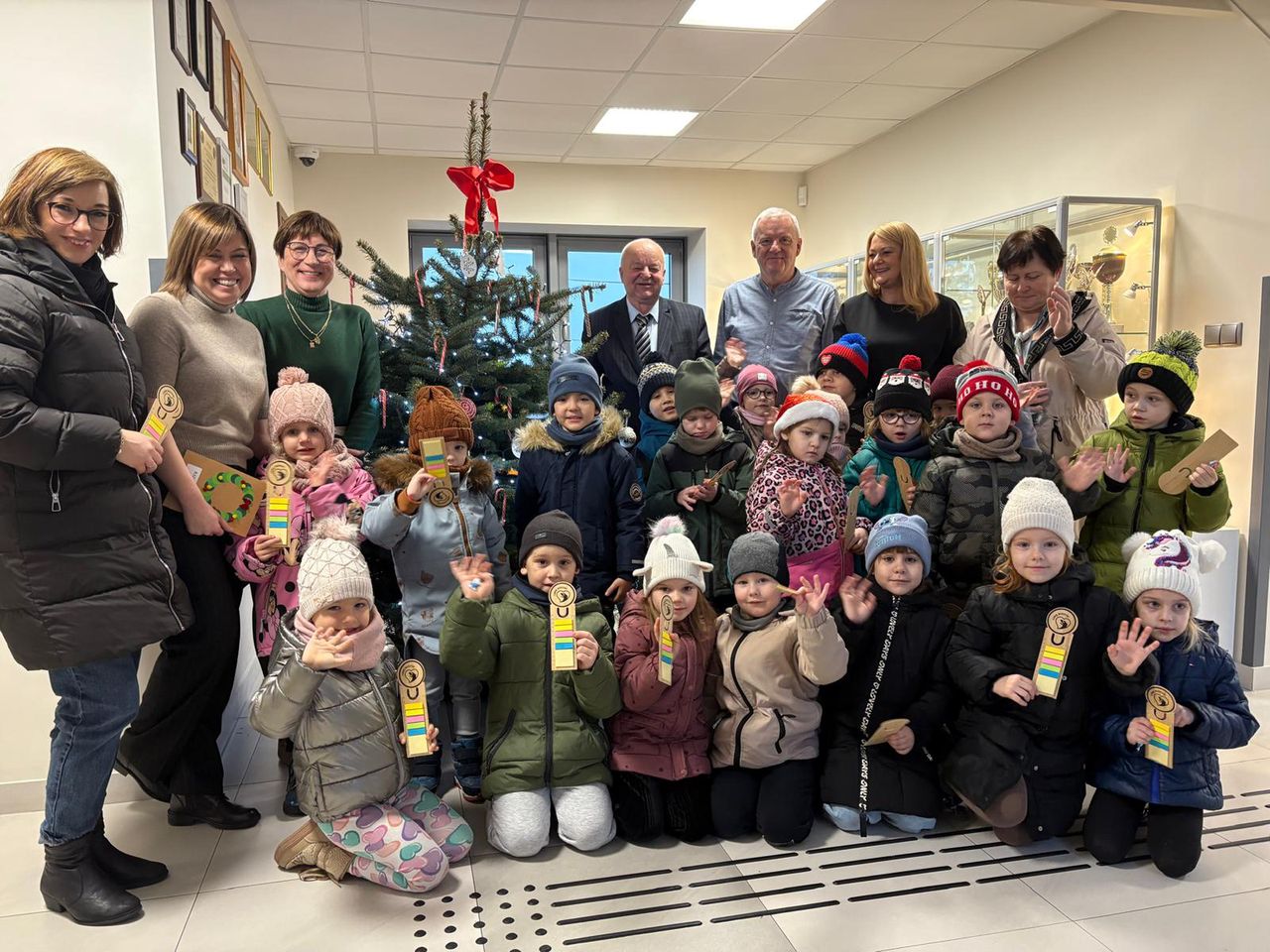 Przedszkolaki odwiedziły burmistrza Budzynia