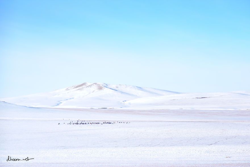Zima w Mongolii - mroźna, ale piękna 2