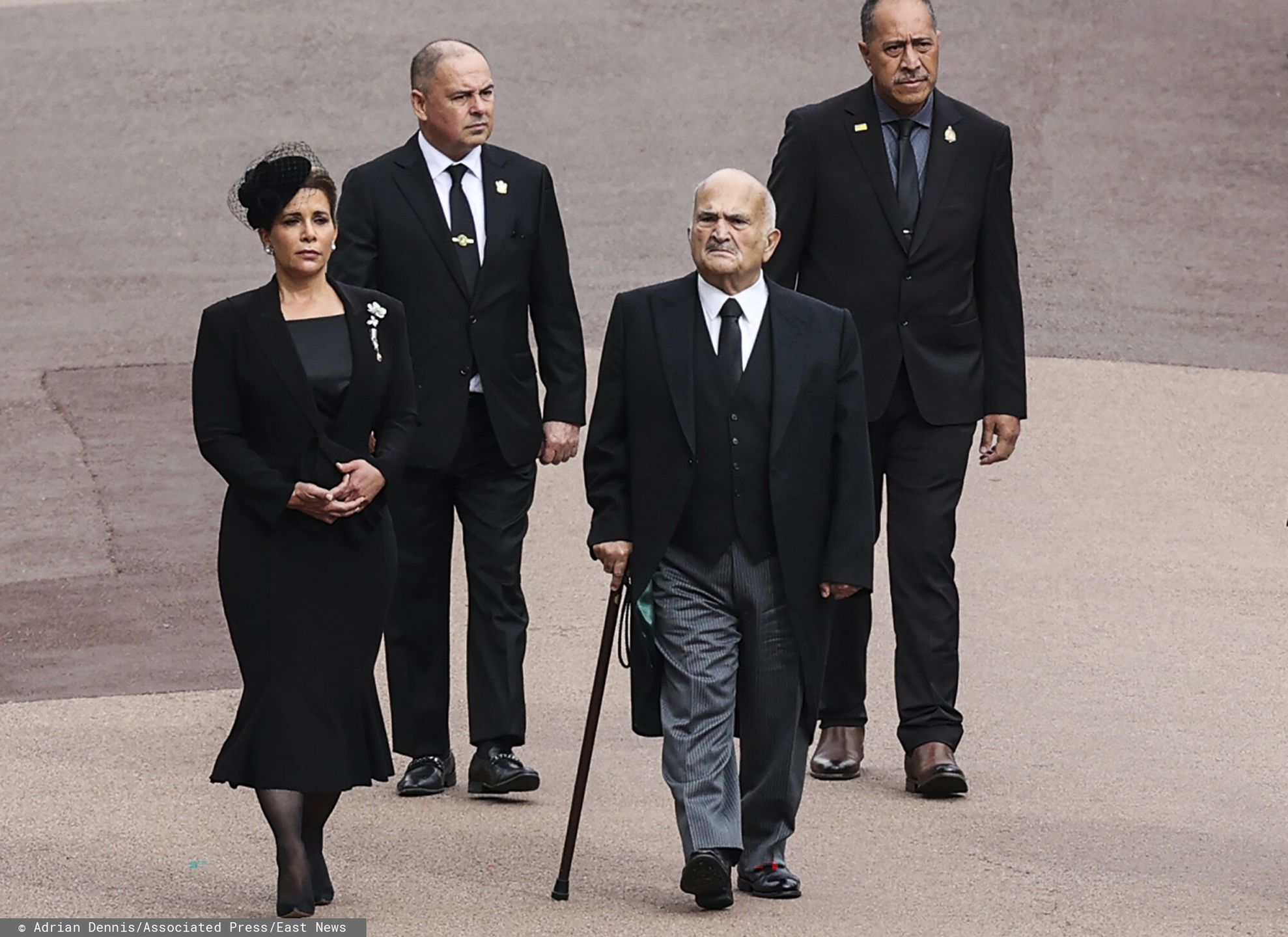 Księżniczka Haya poszła nabożeństwo dla królowej Elżbiety