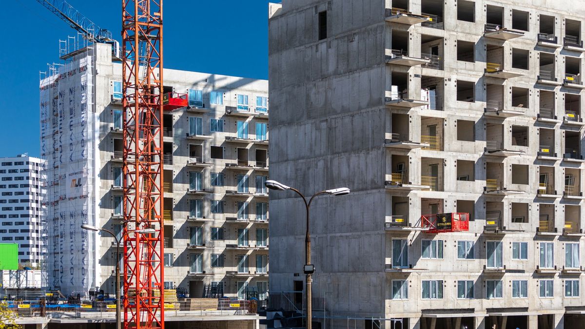 Stock Arkadiusz Zió?ek
Fot. Arkadiusz Ziolek/East News.
n/z Budowa nowego budynku mieszkalnego.
ARKADIUSZ ZIOLEK