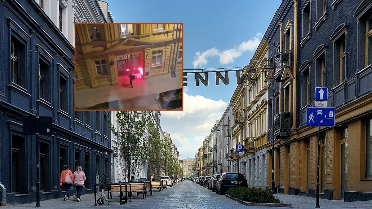 Sylwestrowe sceny na Włókinniczej. Strzelał do ludzi fajer