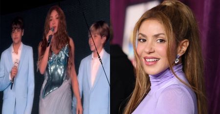 Shakira zaśpiewała na scenie z synami! Milan i Sasha pójdą w ślady sławnej mamy? (WIDEO)