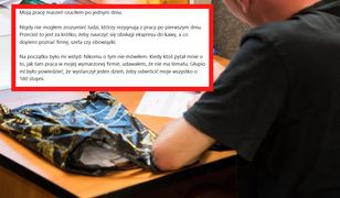 W pracy marzeń wytrzymał jeden dzień. "Na początku było mi wstyd"