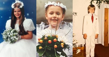 Gwiazdy wspominają pierwszą komunię świętą. Nie uwierzycie, jak wtedy wyglądały Beata Kozidrak czy Karolina Szostak (ZDJĘCIA)