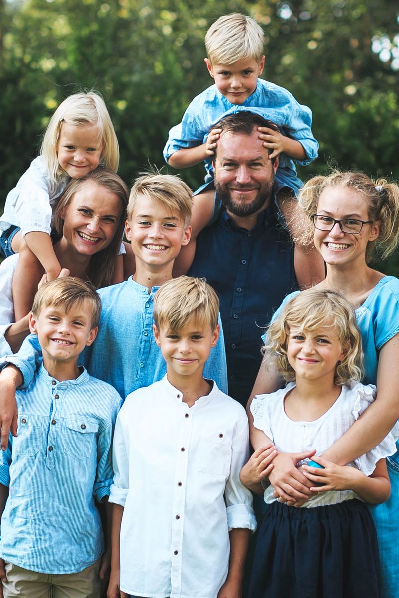 Agnieszka Stefaniuk z rodziną