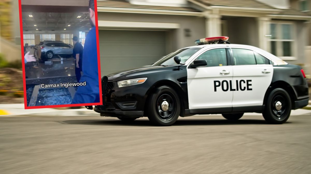 Kierowca wjechał do salonu sprzedaży samochodów