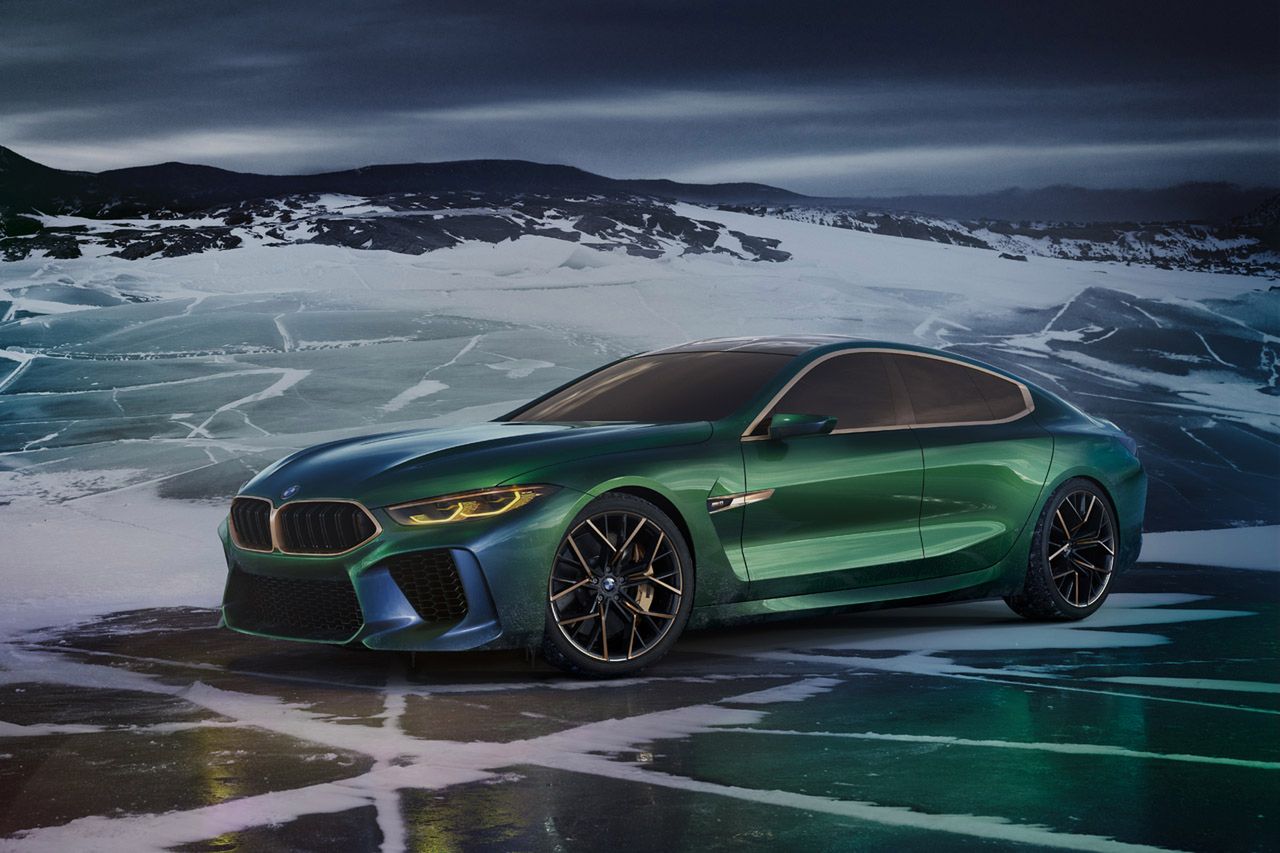 BMW Concept M8 Gran Coupé to widowiskowy powrót serii 8. Tym razem jako model 4-drzwiowy