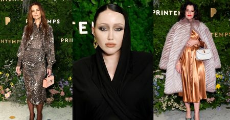 Garstka gwiazd lansuje się na otwarciu eleganckiego domu handlowego na Wall Street: Katie Holmes, Parker Posey i Noah Cyrus