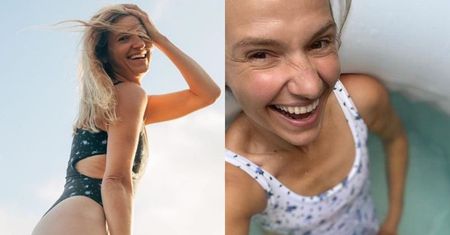 Roześmiana Joanna Koroniewska kusi pośladkami i tapla się w dmuchanym basenie: "Instagram kontra rzeczywistość"