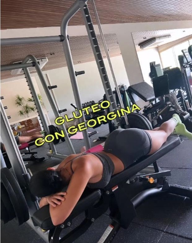 Georgina Rodriguez na siłowni