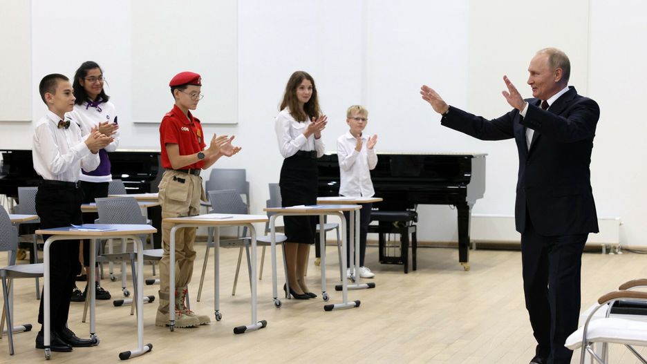 Władimir Putin w Kaliningradzie (1.09.2022)