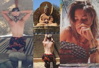 19-letnia, półnaga Paris Jackson "łączy się z matką Gają"... (FOTO)