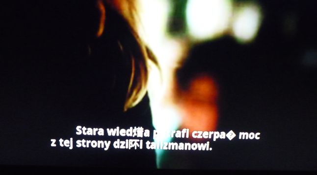 Standardowy player nie radzi sobie z napisami...
