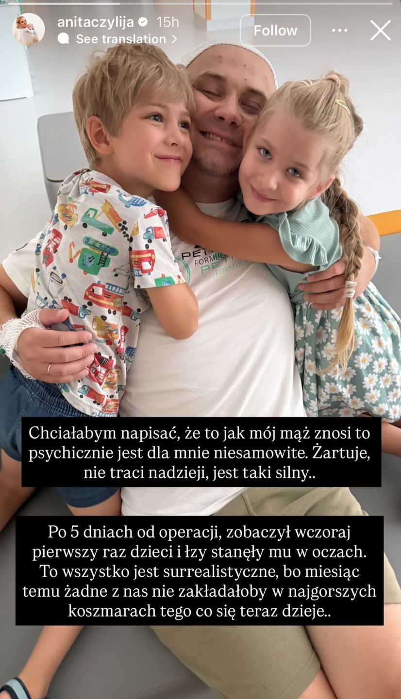 Adrian ze "ŚOPW" wrócił do domu po operacji