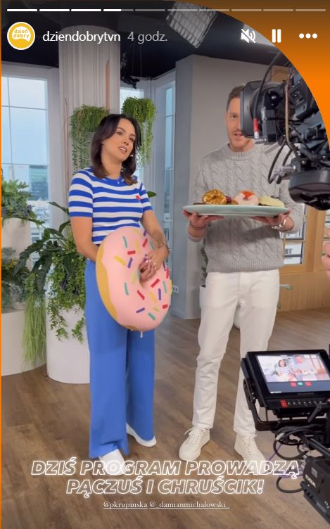 Krupińska w komfortowej stylizacji w DDTVN