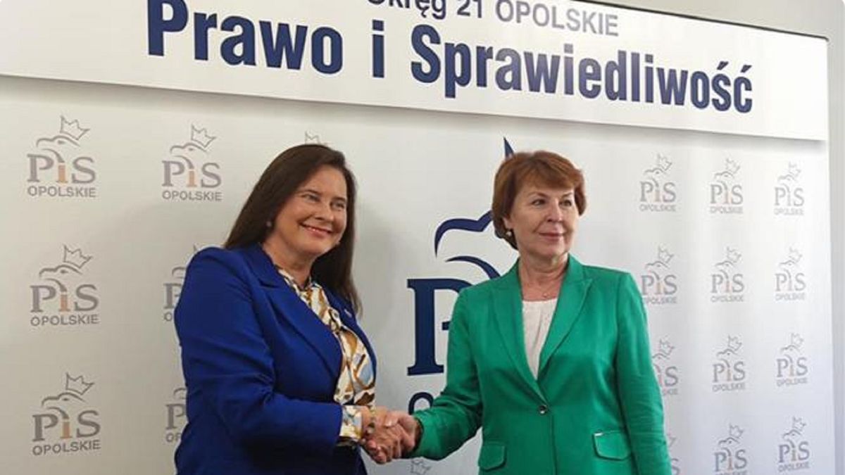 Krystyna Duda Radzie Miejskiej w Opolu. 