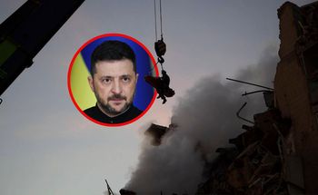 Obrazek jak z końca świata. Zełenski pokazał skalę zniszczeń