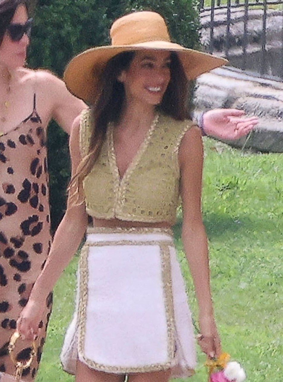 Amal Clooney relaxes with friends by Lake Como