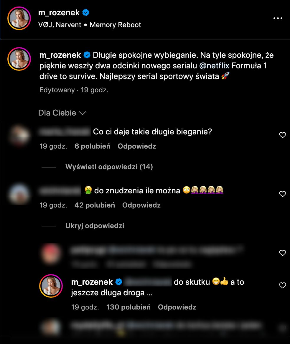 Internauta zirytował Małgorzatę Rozenek. Tak zareagowała
