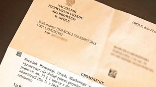 List z Urzędu Skarbowego w Opolu. To nie oszustwo. Będziesz musiał zapłacić