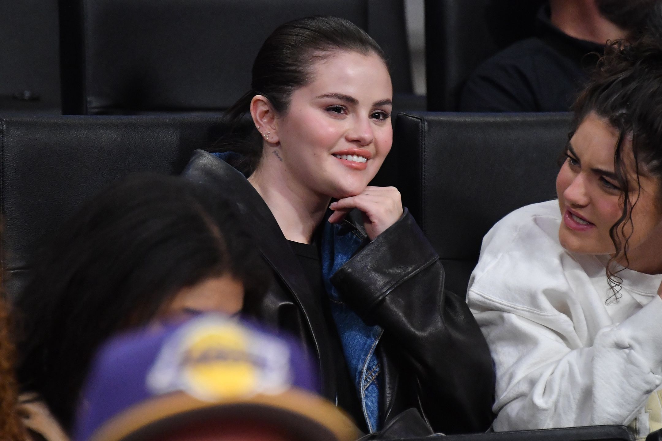 Selena Gomez na meczu Lakers