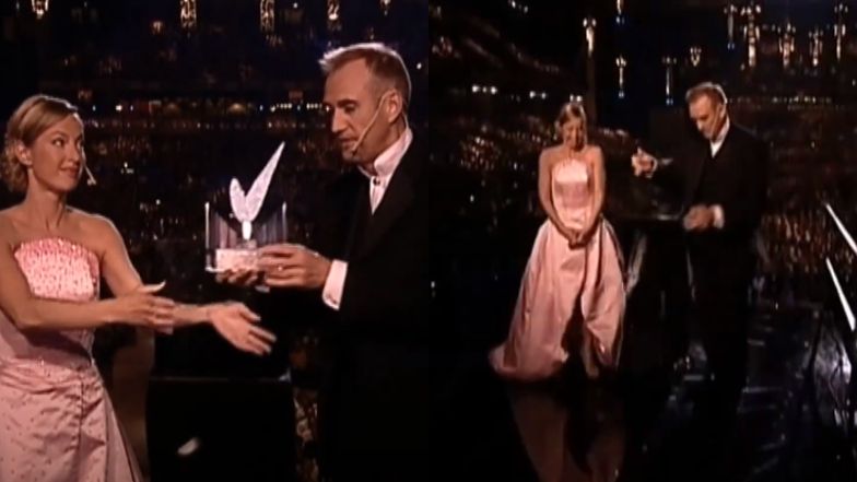 Søren Pilmark "upuszcza" eurowizyjne trofeum