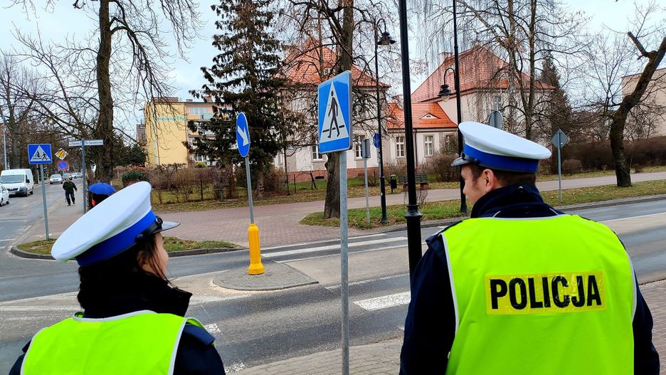 Policja prowadziła kontrole w okolicy przejść dla pieszych