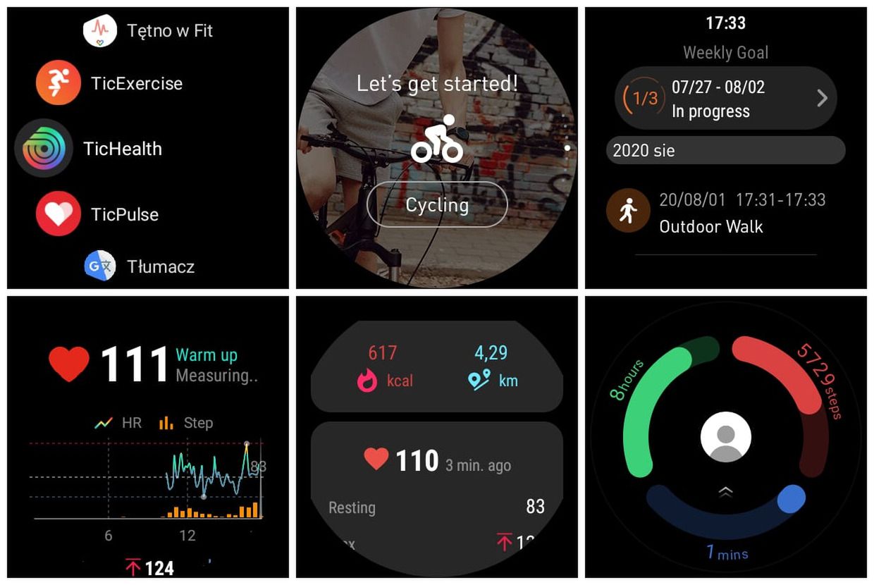 TicExercise, TicHealth i TicPulse