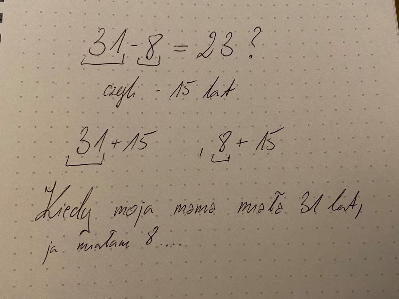 Internauci mają problem z tą zagadką: "Moja mama jest dwa razy starsza ode mnie. Ile ja mam lat?". Jakie jest rozwiązanie?