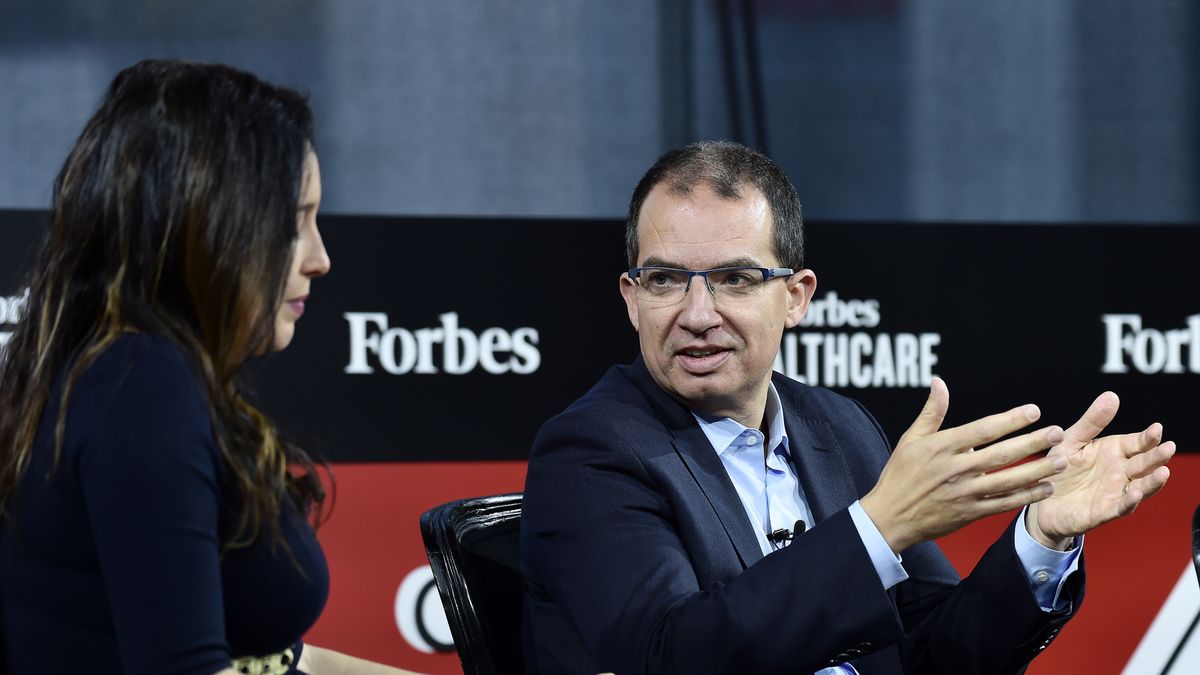 NEW YORK, NEW YORK - DECEMBER 05: Moderna CEO, Stephane Bancel attends 2019 Forbes Healthcare Summit at the Jazz at Lincoln Center on December 05, 2019 in New York City. (Photo by Steven Ferdman/Getty Images)