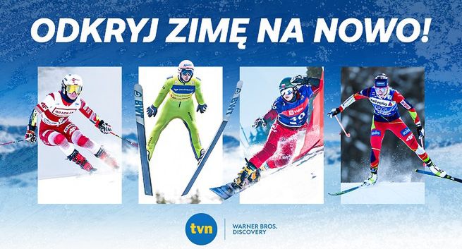 Ponad 1100 godz. transmisji ze sportów zimowych w TVN Warner Bros. Discovery