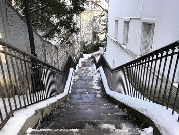 Warszawa: Najpiękniejsza uliczka w zimowej odsłonie. Malownicze miejsce idealne na spacer. Wygląda jak wyjęta z zimowej baśni