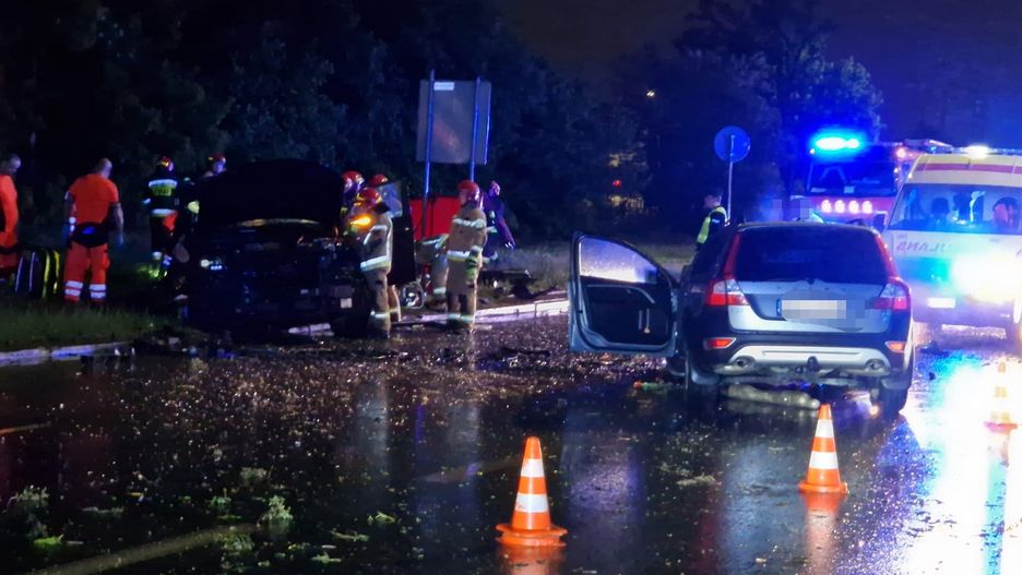 Wypadek w Warszawie