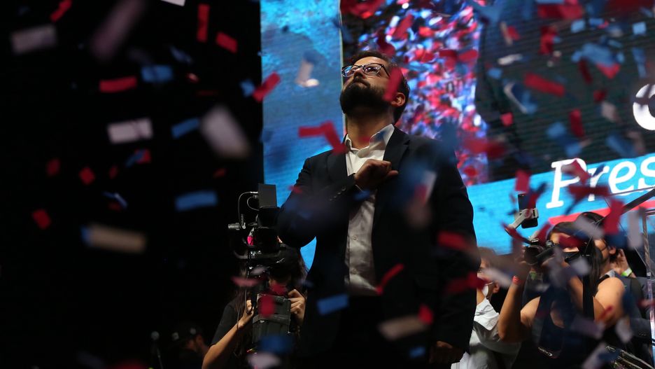 Prezydent elekt Chile Gabriel Boric