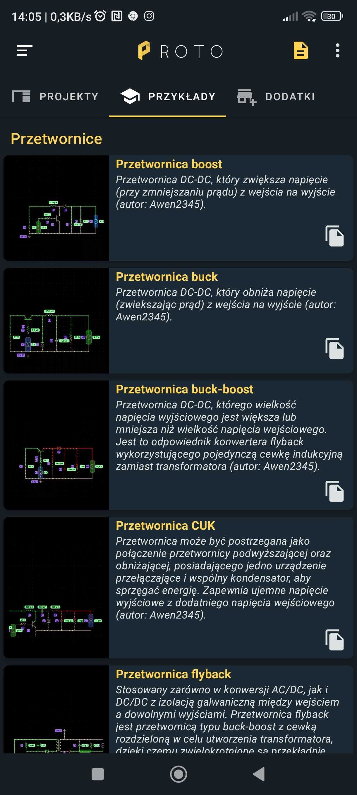 PROTO - symulator obwodów