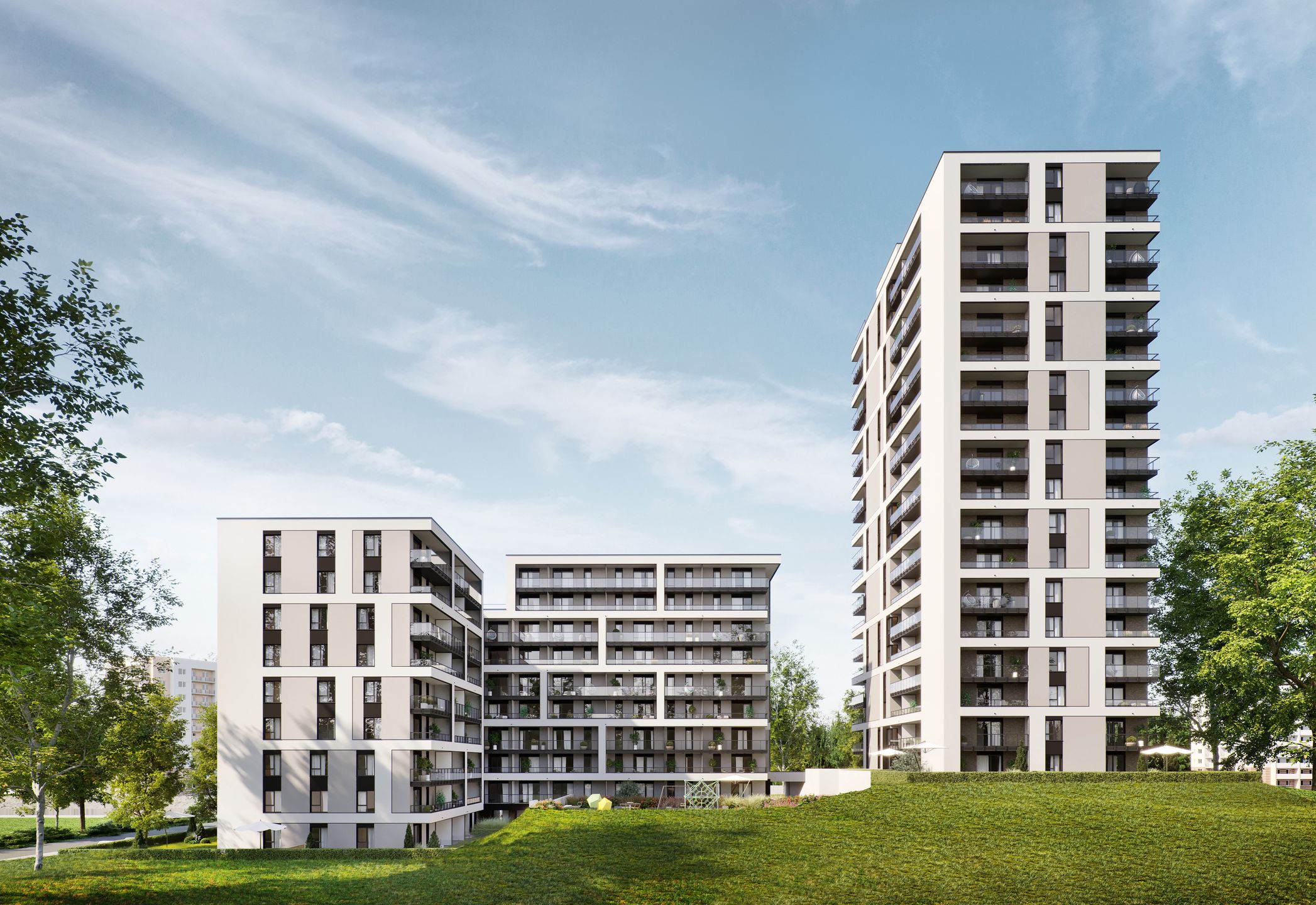 „Panoramiqa” – wizualizacja inwestycji BPI Real Estate Poland