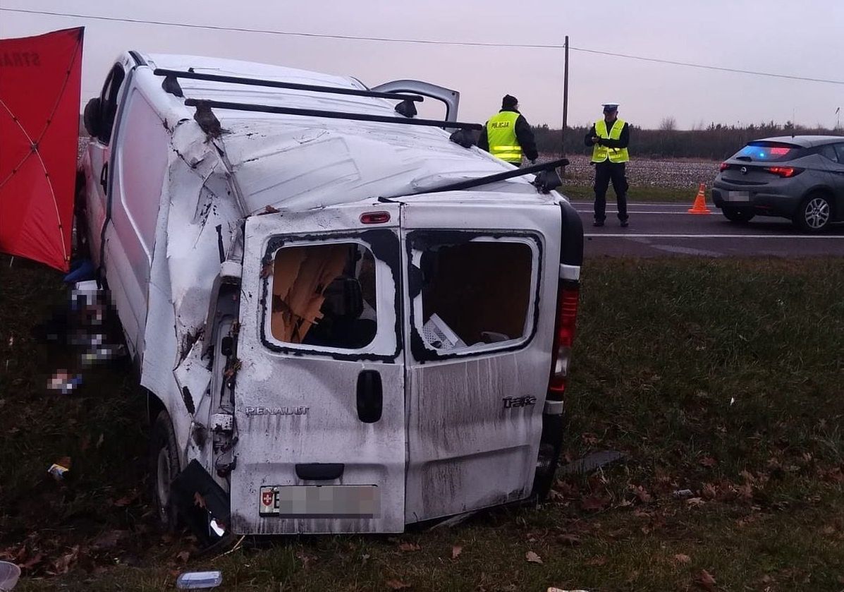 Zabiele. Tragiczny wypadek. Nie żyje mężczyzna 
