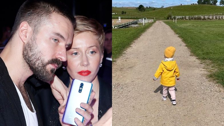 Katarzyna Warnke i Piotr Stramowski podzielili się opieką nad dzieckiem