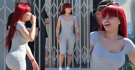 "Naturalna" Blac Chyna czeka ze znajomymi w kolejce do przychodni. Nie obawia się koronawirusa? (ZDJĘCIA)
