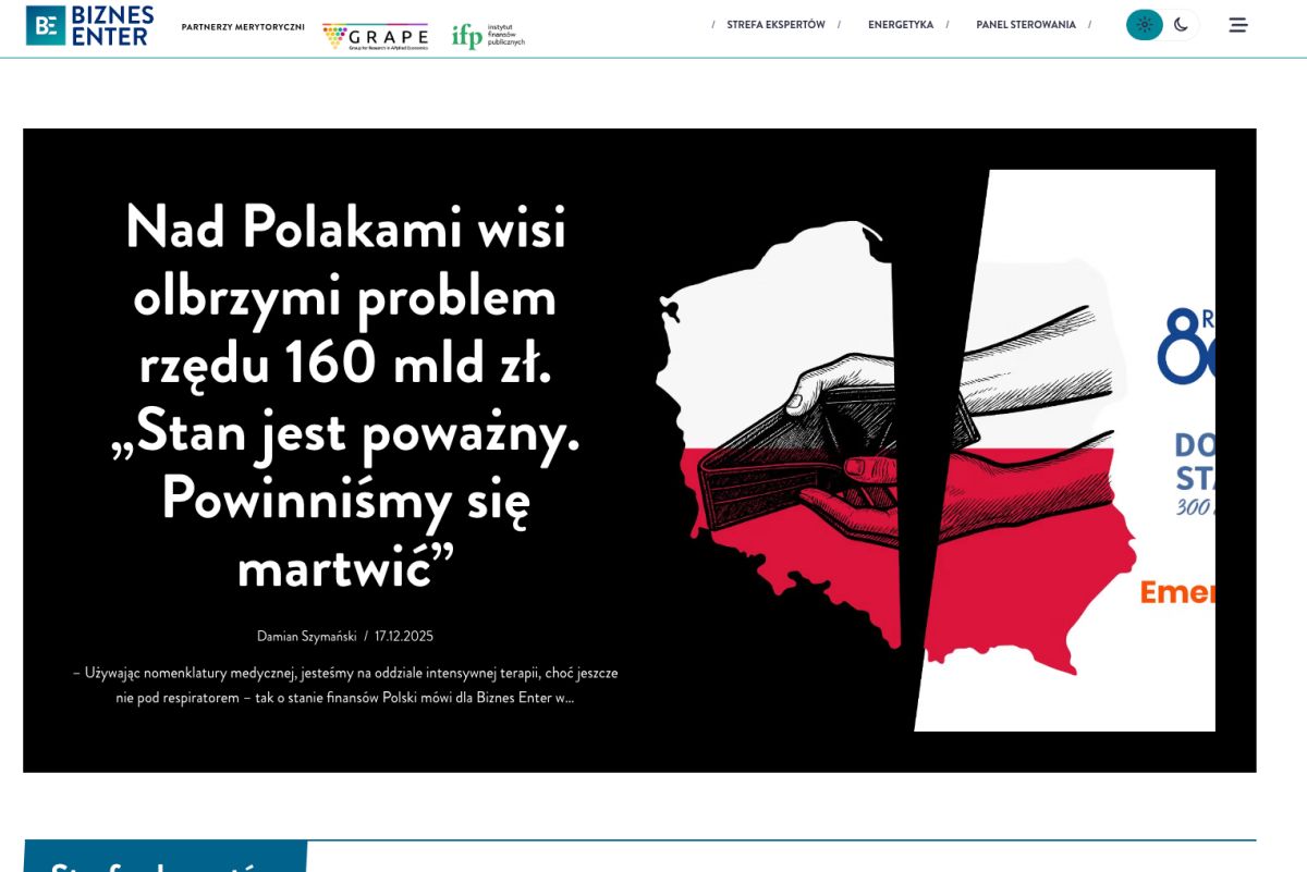 Tak wygląda nowy serwis Biznes Enter. O czym przeczytamy, kim są autorzy?