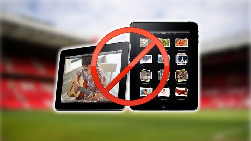 Manchester United banuje iPady i inne tablety