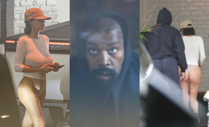 Kanye West i Bianca Censori na lunchu