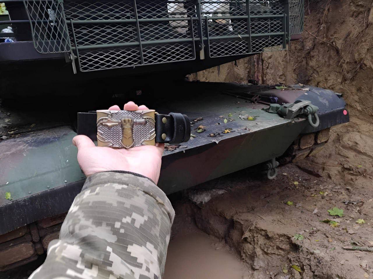 M1 Abrams in Ukraine. Possibly the first such photo