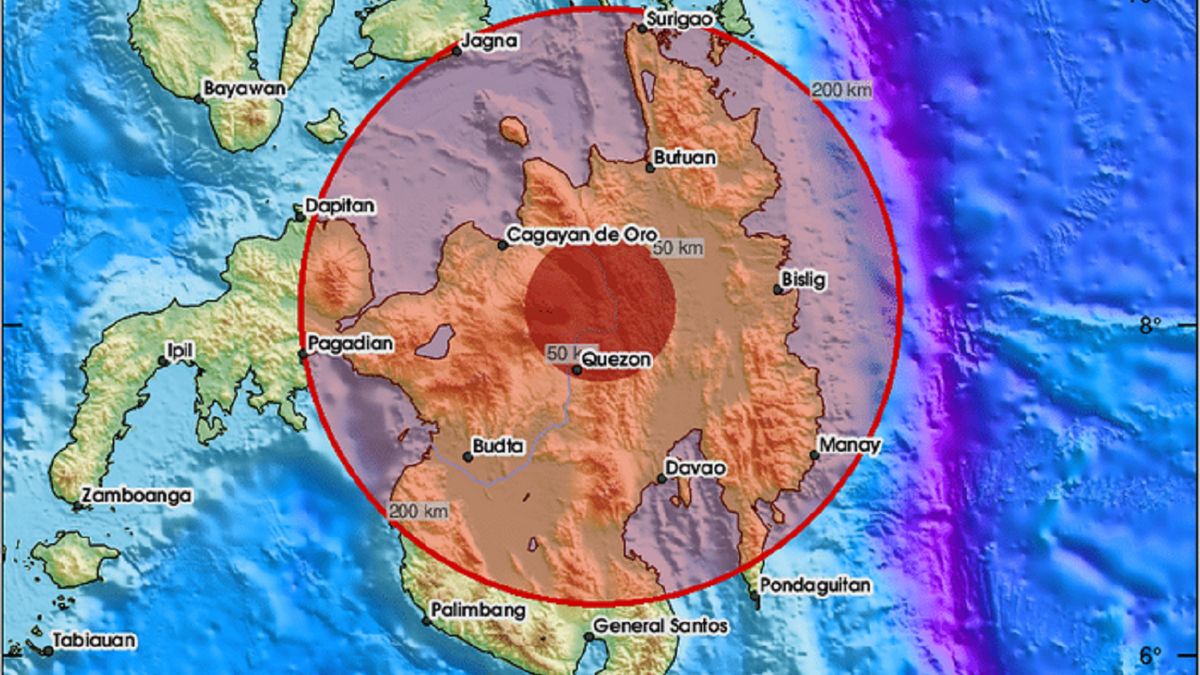 Trzęsienie ziemi na Filipinach.