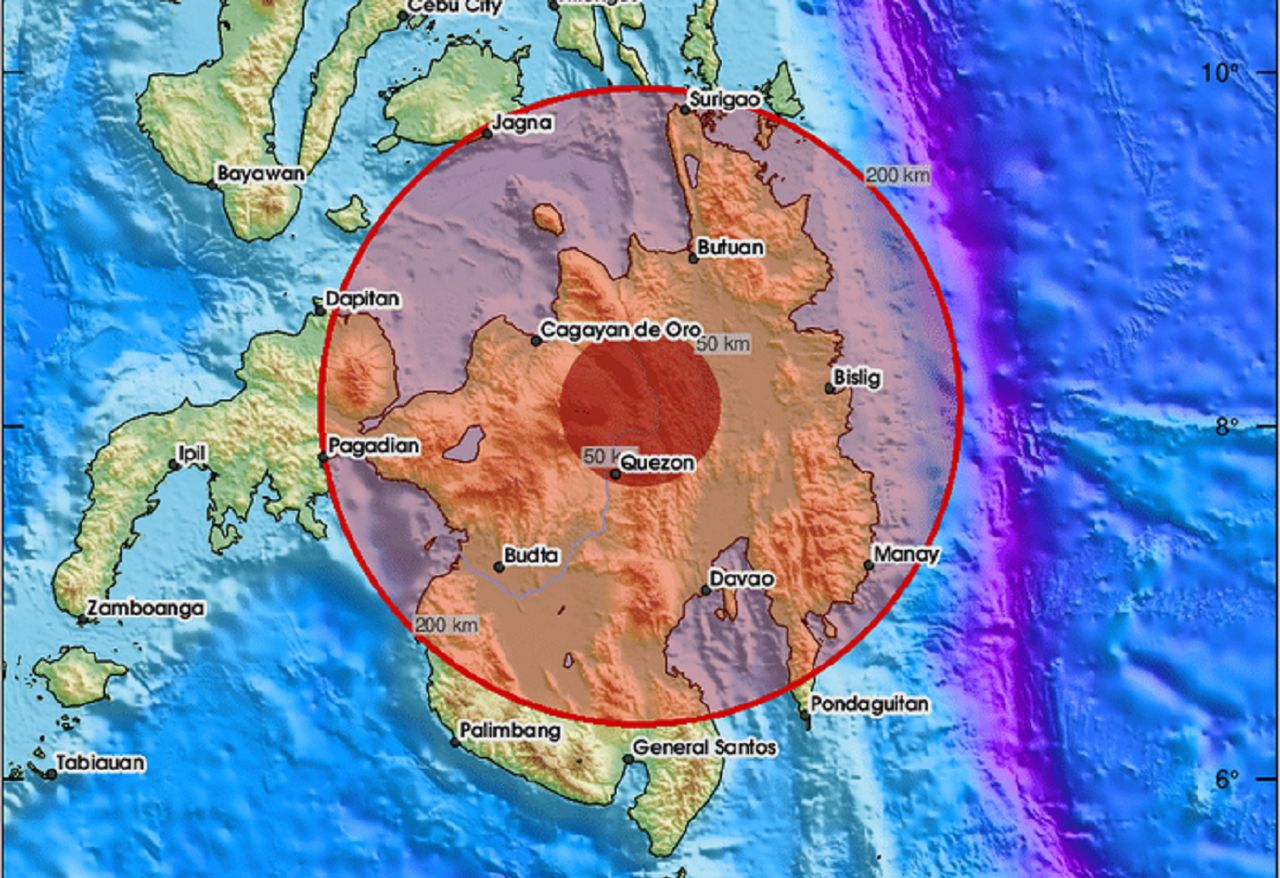 Earthquake in the Philippines.
